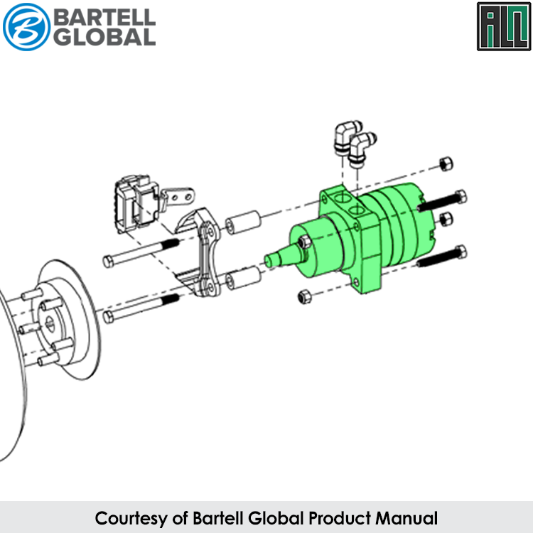 Terminator Left Wheel Motor W/O Check Valve