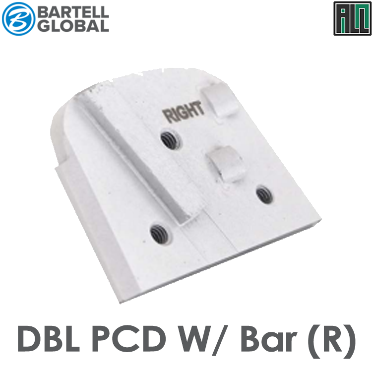 Bartell Global REMOVAL TOOL, DOUBLE PCD WITH BACKING BAR; RIGHT (WHITE)