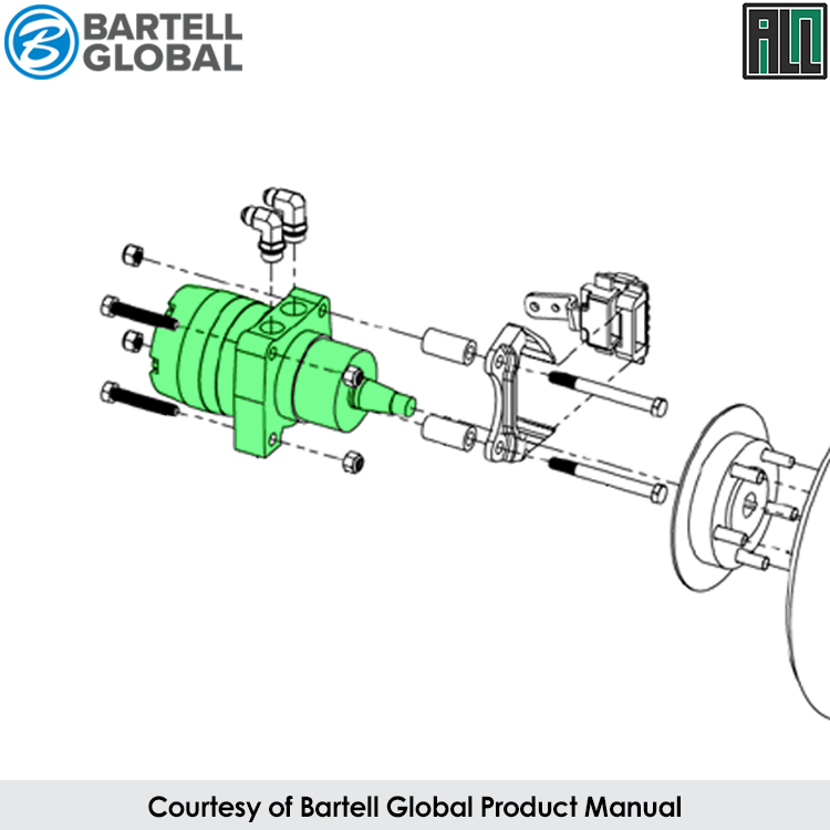 Terminator Right Wheel Motor W/ Check Valve