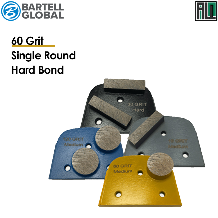 Bartell Global Quick Change Tooling 60 GRIT SINGLE ROUND HARD BOND